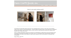 Desktop Screenshot of karenclarkefineart.com