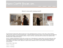 Tablet Screenshot of karenclarkefineart.com